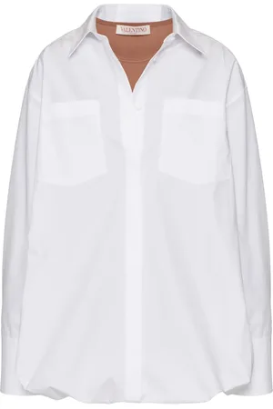 VALENTINO GARAVANI Camisa de popelina a capas