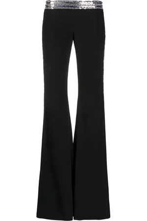 Balmain Pantalones acampanados con lentejuelas