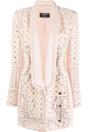 Balmain Blazer con solapas de esmoquin