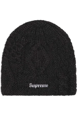 Supreme Gorro tejido SS 25 - Black