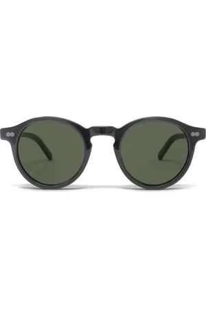 MOSCOT Lentes de sol con armazón redonda mate