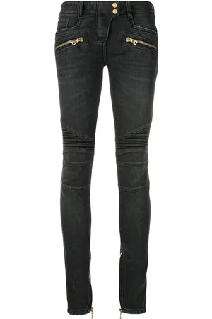 Balmain Pantalones skinny estilo biker