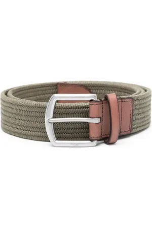 Ralph Lauren Cinturón ajustable con diseño trenzado
