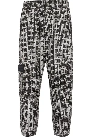 Balmain Pants con monograma estampado
