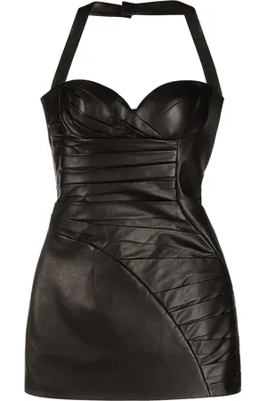 Balmain Vestido con cuello halter de x Nataal