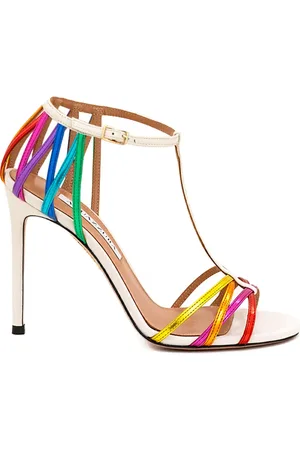 Aquazzura Sandalias de piel con tacón de 105 mm