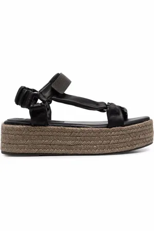 Brunello Cucinelli Sandalias con detalles Monili
