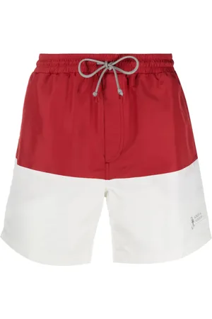 Brunello Cucinelli Shorts de playa con paneles