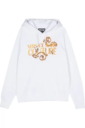VERSACE Hoodie con logo estampado