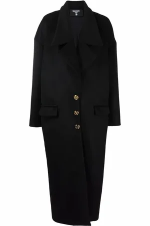 Balmain Abrigo oversize con botones