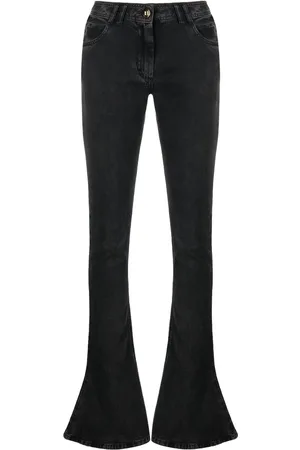 Balmain Jeans acampanados de tiro medio