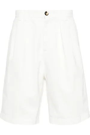 Brunello Cucinelli Bermudas rectas con pinzas
