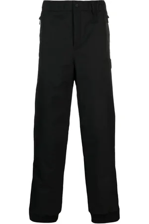 Fendi Pantalones de nieve rectos con parche del logo