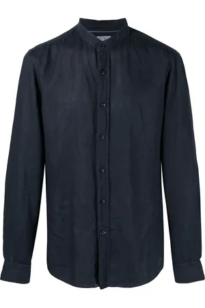 Brunello Cucinelli Camisa con cuello mao