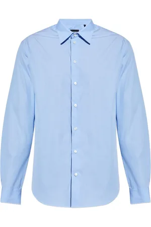 Camisa Emporio Armani De Algodón Elástico Con Estampado Para