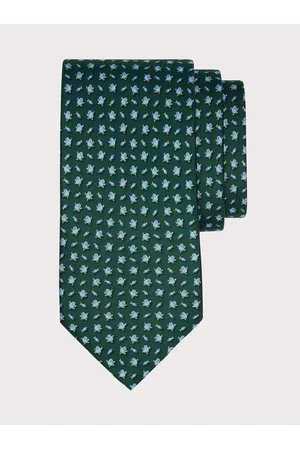 Salvatore Ferragamo Corbata de seda estampado PingÃ¼inos