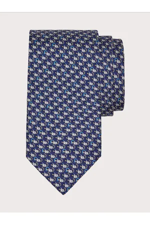 Salvatore Ferragamo Hombre Corbatas - Corbata de seda estampado Ratoncito