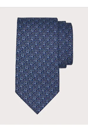Salvatore Ferragamo Hombre Corbatas - Corbata de seda estampado Pixel