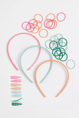 H & M Niña Accesorios - Set de 35 accesorios para el cabello - Turquoise
