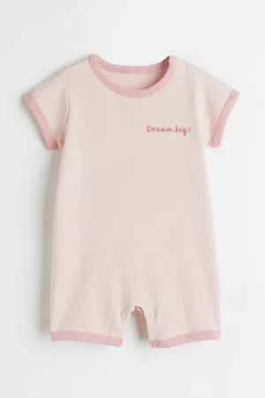H&M Mono de manga corta en algodón