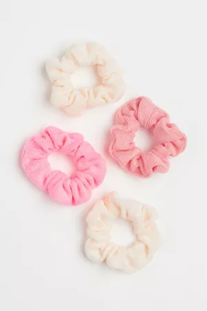 H&M 4-pack de scrunchies - Pink