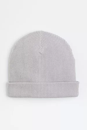 H&M Waffled jersey hat - Grey