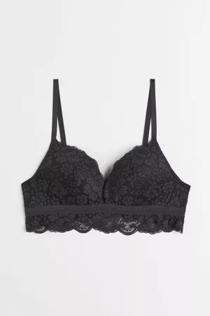 Lindex Emelie lace neon bralette in green - MGREEN