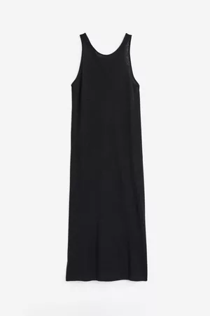 H&M Mujer Midi - Vestido mezcla de lino