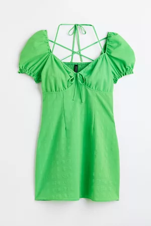 H&M Vestido de crepé