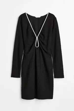 H&M Vestido de bouclé