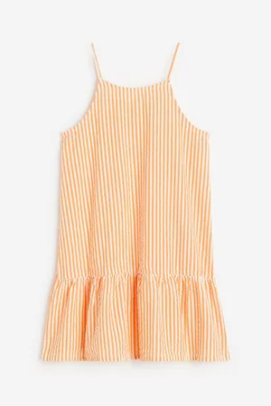 H&M Mujer Vestidos de algodón - Vestido de algodón - Orange