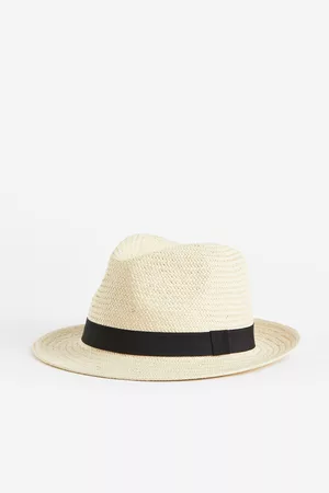 H&M Hombre Sombreros de paja - Sombrero de paja - White