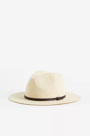 H&M Hombre Sombreros de paja - Sombrero de paja - White