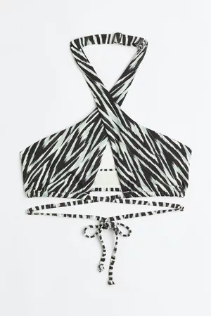 H&M Top de bikini cuello halter