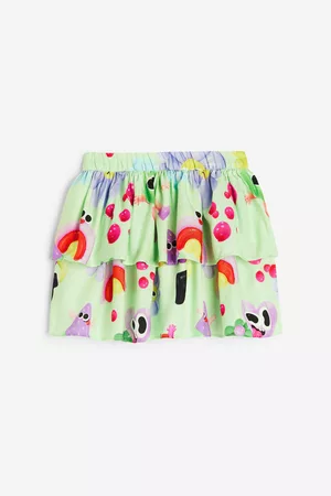 H&M Falda con capas