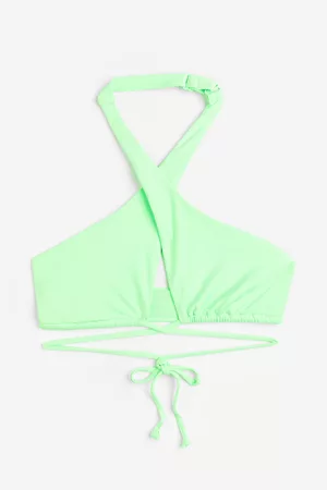 H&M Top de bikini cuello halter