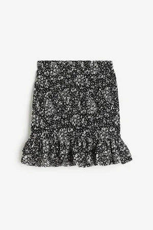 H&M Falda de chifón