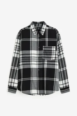 Camisa franela hombre discount h&m