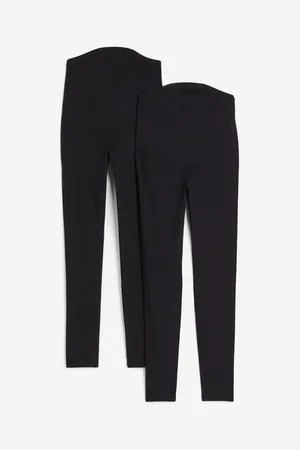 H&M MAMA 2-pack de leggings de punto