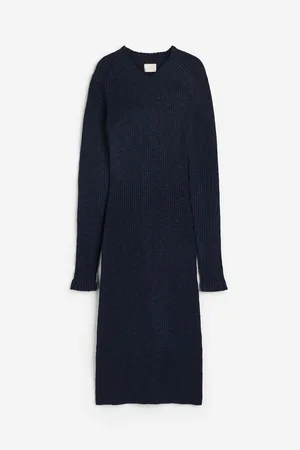 H&M Vestido acanalado