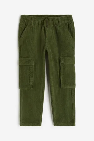 H&M Joggers cargo de pana con forro