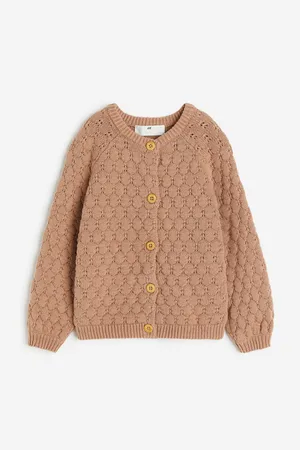 H&M Cárdigan en tejido texturizado