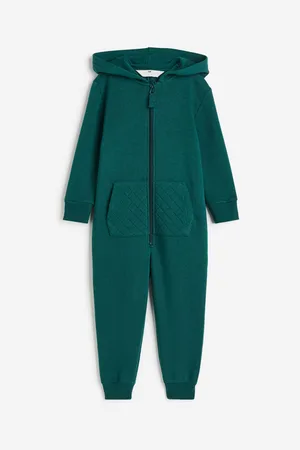 H&M Entero con gorro en french terry