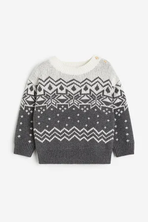 H&M Suéter en tejido jacquard