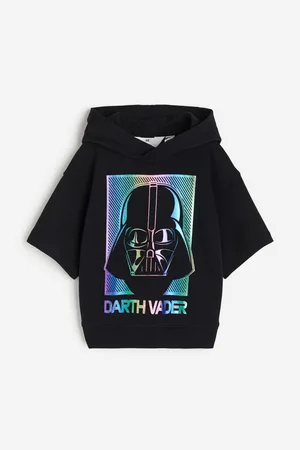 H&M Sudadera de manga corta con gorro y diseño