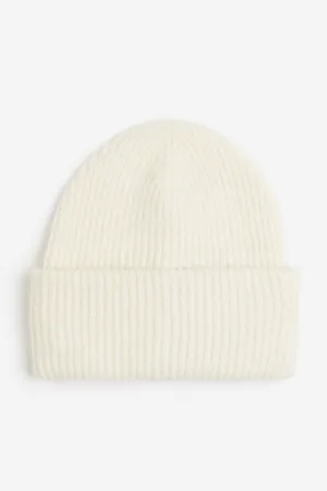 H&M Gorro en tejido acanalado