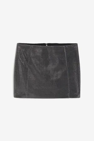 H&M Minifalda brillosa