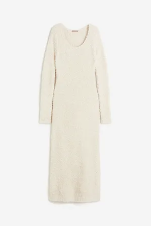 H&M Vestido en tejido vaporoso