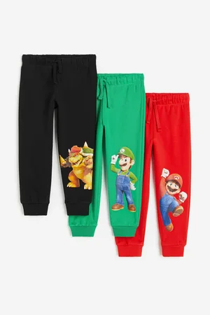 H&M 3-pack de joggers con diseño