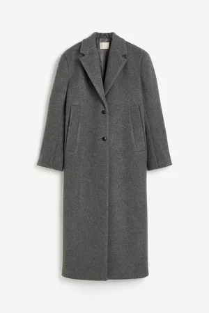 H&M Abrigo largo en mezcla de lana